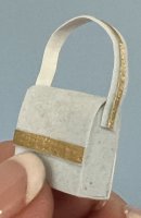 (image for) Mint Green Handbag with Gold Trim