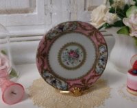 (image for) Sèvres Peach Floral Dollhouse Plate