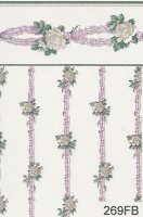 (image for) Ribbon Roses Plum 269FB