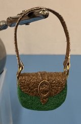 Green Suede Handbag