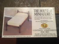 (image for) The House Of Miniatures Single Low Post Bed Chippendale Kit