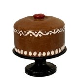 (image for) Gingerbread Cake Topper and stand by Renee Derra Marlowe