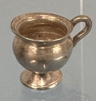 (image for) Silver Serving Bowl with Handle