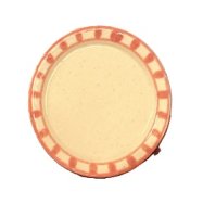 (image for) Large Pink and White Plate