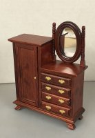 (image for) Mahogany Mirrored Dresser