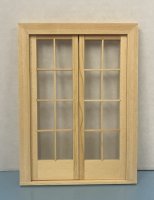 (image for) Unfinished Wood French Doors