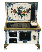 (image for) Schopper Metal Dollhouse Miniature Stove