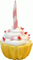 (image for) Cup Cake with Candle