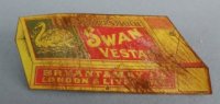 (image for) Tin Sign Swan matches