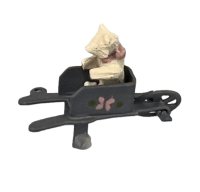 (image for) Tiny Wheelbarrow with a White Bear Riding