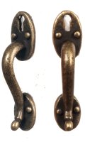 (image for) Door Pulls, Antique Finish, 2Pc