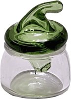 (image for) Glass Jar with Green Lid