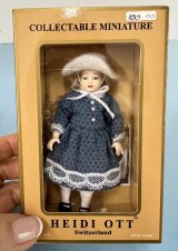 (image for) Heidi Ott Girl Doll with blue dress and hat
