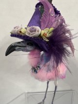 Flamingo with Purple hat