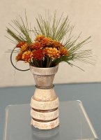 (image for) Orange Flowers in Stacked Pots