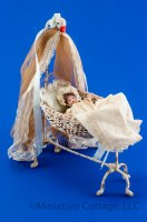 (image for) Vintage Bassinet with Doll