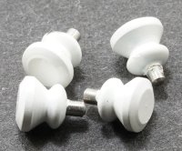 (image for) White Knobs, 6/Pk