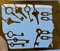 (image for) Brass Keys (9) and 4 Lock Holes