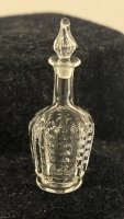 (image for) Old English Hobnail Hand Blown Glass Decanter