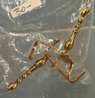 (image for) Andirons by Clare-Bell Brass