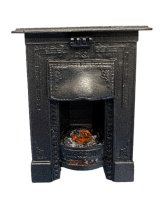 (image for) Black Metal Fireplace with "Glowing" Embers