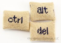 (image for) Ctrl Alt Del Set of 3 Pillows