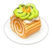 (image for) Orange Kiwi Swiss Roll