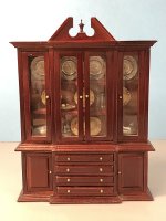 (image for) Mahogany Victorian Silver Cabinet