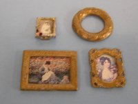 Brass Finish Small Picture Frames