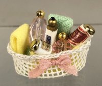 (image for) Filled Basket of Towels Shampoo etc