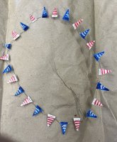 (image for) Flag Garland in 1" to 12" scale