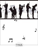 (image for) Music Silhouette - Black - Musicians