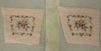 Petit Point Chair Covers in Pink