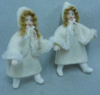Twin Snow Dolls