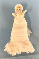 (image for) Porcelain Baby in Christening Gown