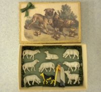 (image for) Toy Sheep and Shepherd in Box