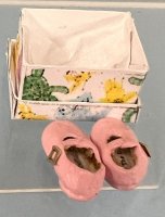 (image for) Pink Patent Leather Mary Janes and Shoebox