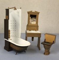 (image for) Victorian Bathroom Set in White