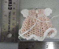 (image for) Pink & White Crocheted Dress