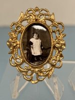 (image for) Vintage Child Photograph in Ornate Gold frame