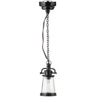 (image for) Blk Lantern Ceiling Light/Batt