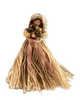 (image for) Cloth Doll with Dried Flowers