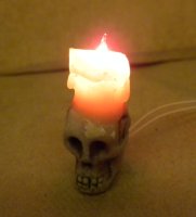 (image for) Electrified Skull Candle