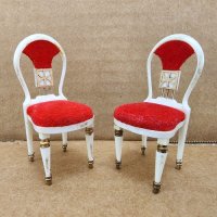 (image for) Vintage Ideal Petite Princess Guest Dining Chair Red