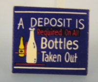 (image for) Deposit Bottle Sign