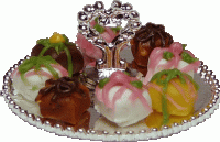 (image for) Silver Tray W/Petit Fours