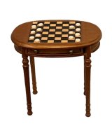 (image for) Oval Checker Table