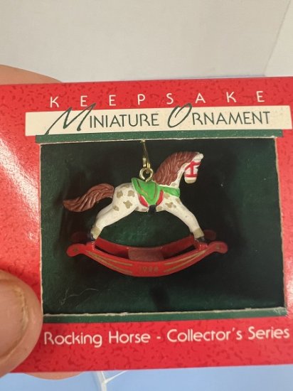 (image for) Miniature Rocking Horse Ornament - Click Image to Close