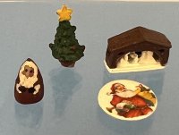 (image for) 4 Small Christmas items