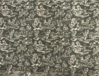 (image for) Green and White Toile